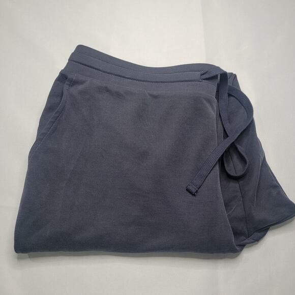 Pure J Jill Medium Grey Sand Washed Blue Pants Pull On Drawstring Tencel - Picture 11 of 16